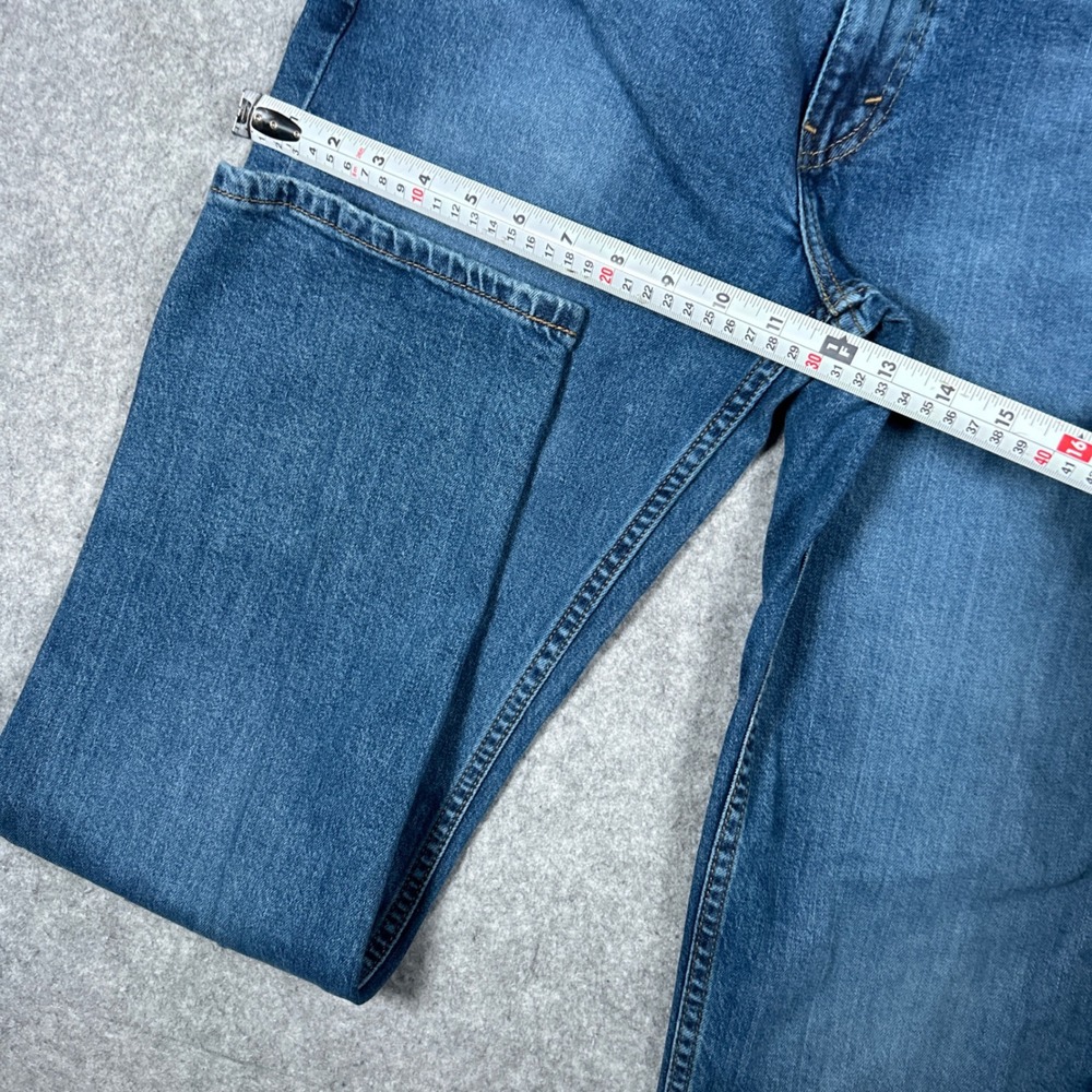 Levi's Denim Jeans Mens 34x32 Blue 514 Straight Fit Casual Workwear Classic - Picture 5 of 16